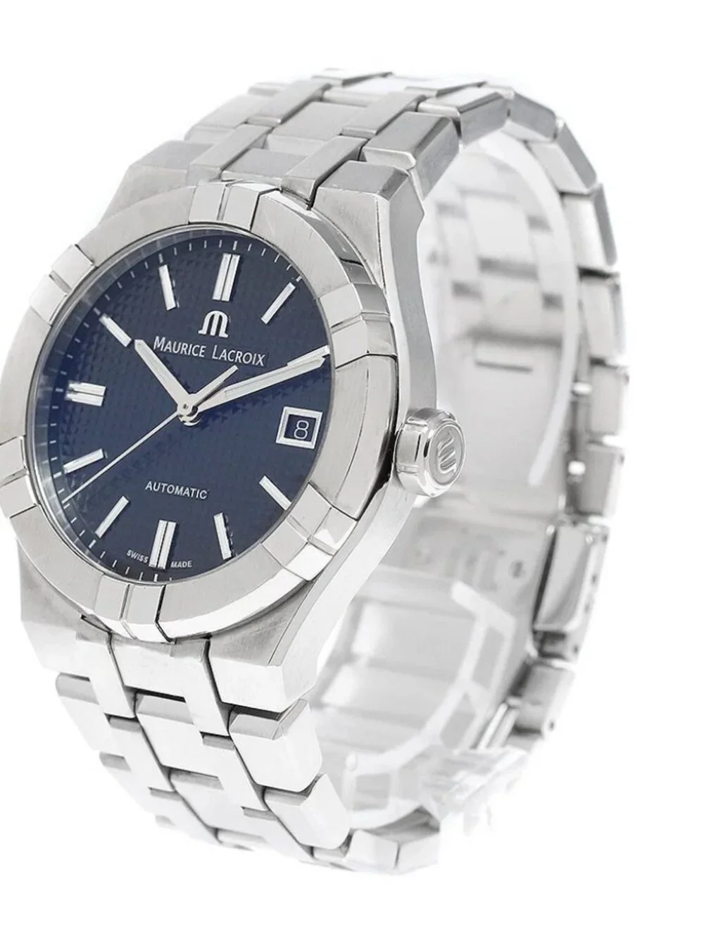MAURICE LACROIX icon AI6007-SS002-330-1 Date black Dial Automatic Men's_965224